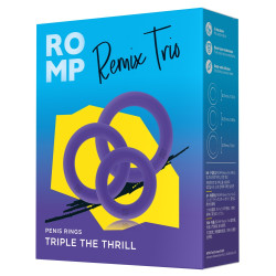 ROMP by WOW TECH Lot de 3 Cockrings Remix Trio Violet